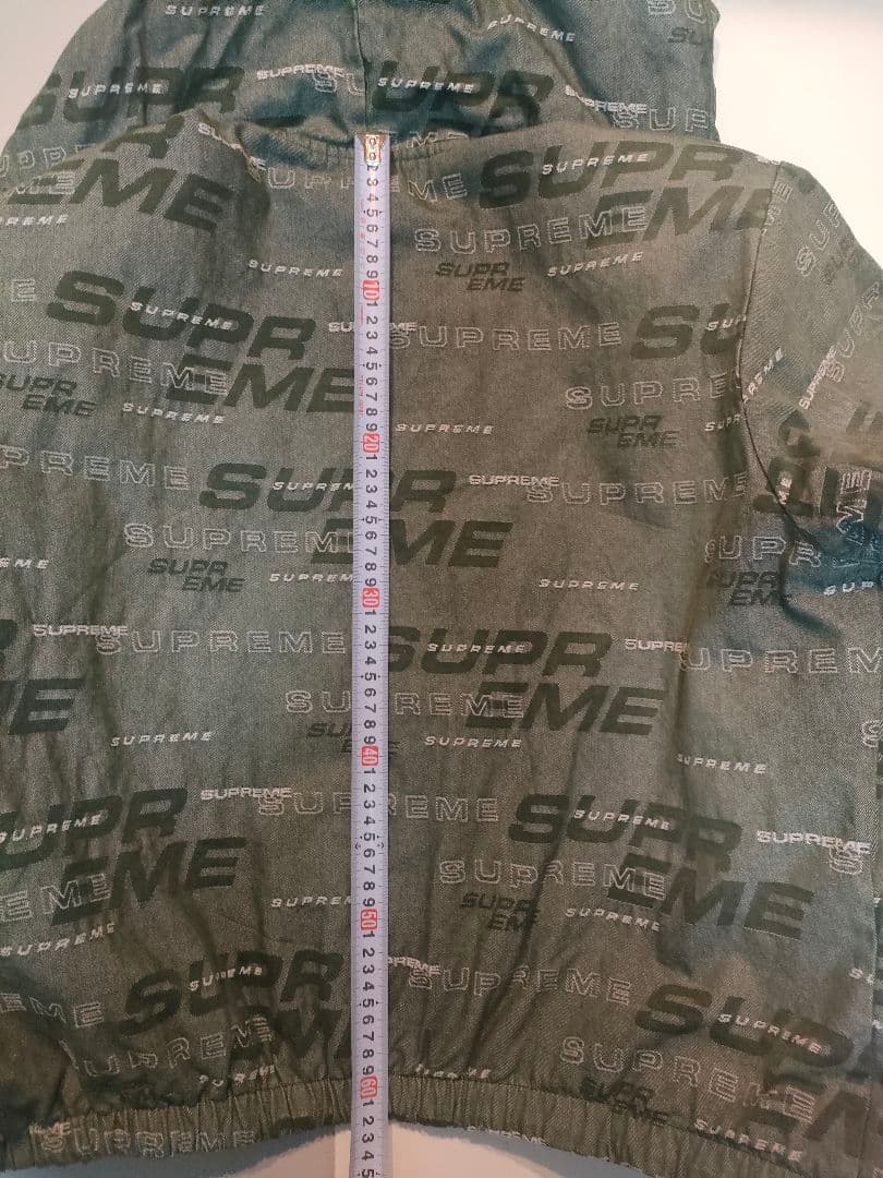 SUPREME シュプリーム フード付きリバーシブルジャンパー グリーン