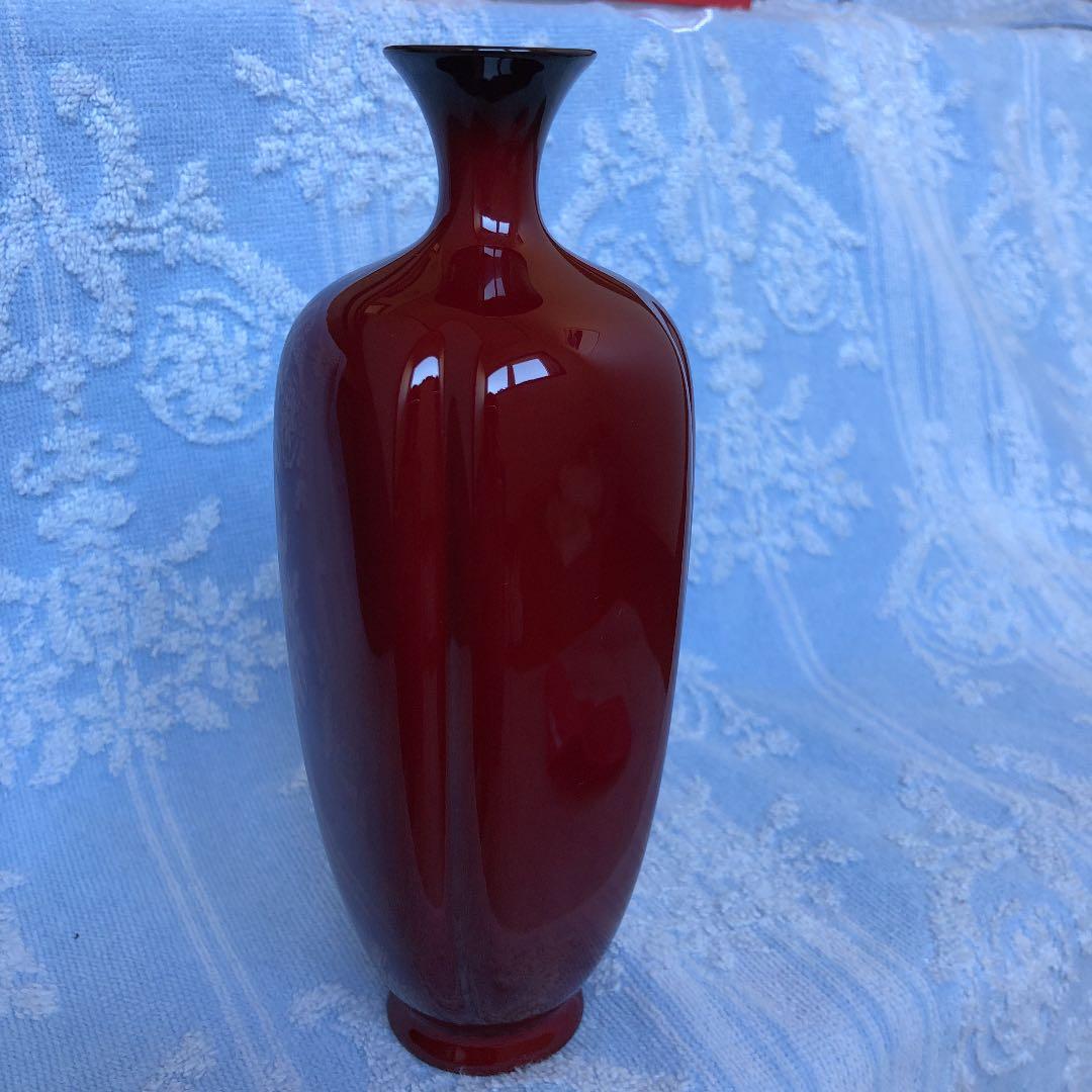 週末お値下げ　ノリタケ　スタジオコレクション 辰砂　花生