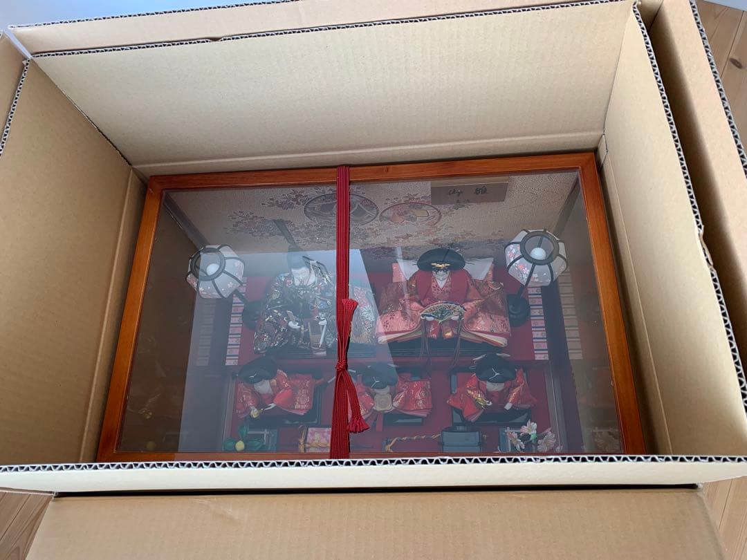 雛人形セット ひな祭り用 ケース入り