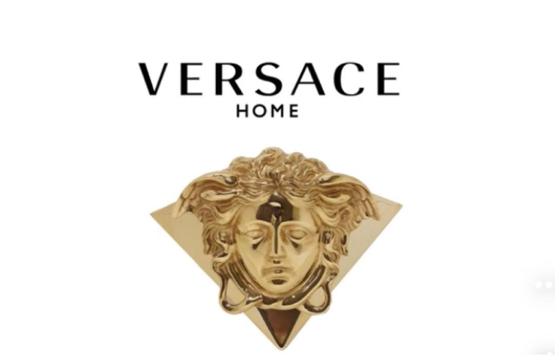 ★versace ロッコ チーター　親子☆ ゴールド　希少品　ヴェルサーチ