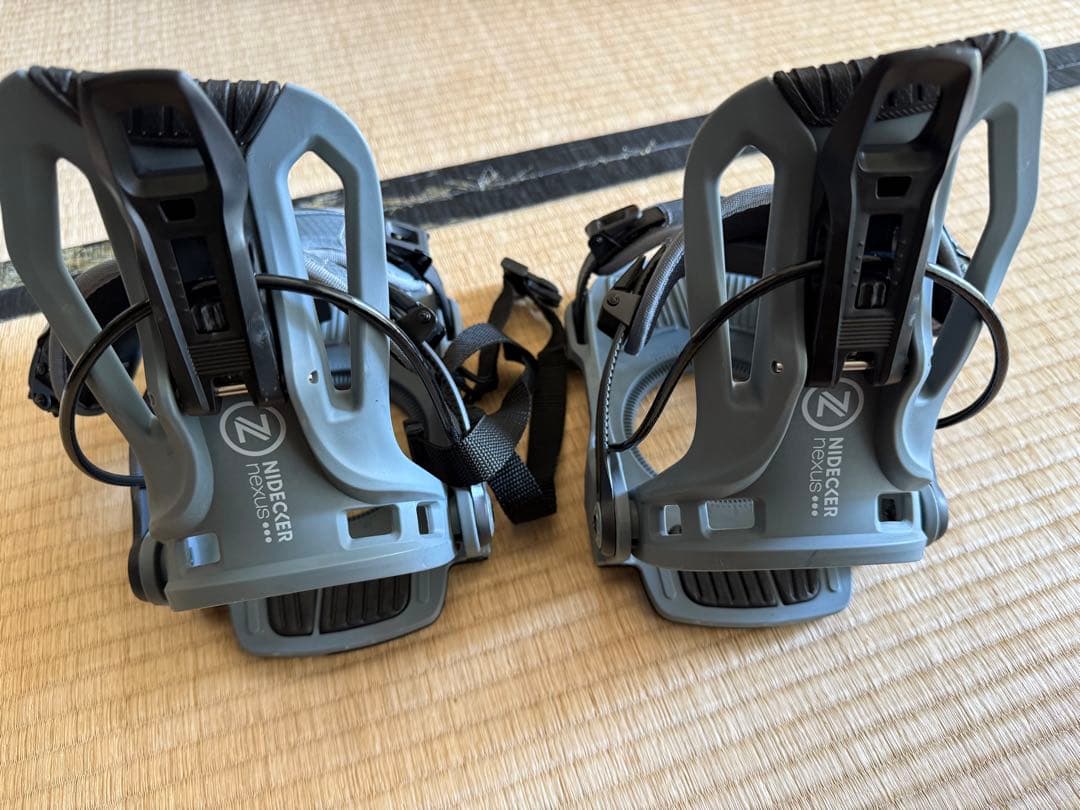 NIDECKERビンディング Mサイズ スチールグレー