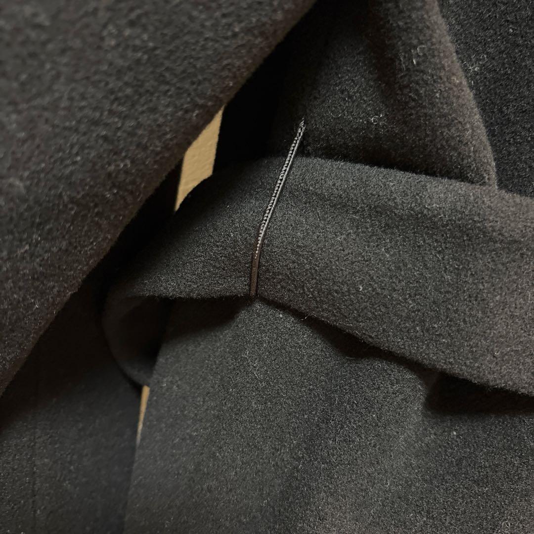 【美品 】エンポリオ アルマーニ ロングコートBLACK黒