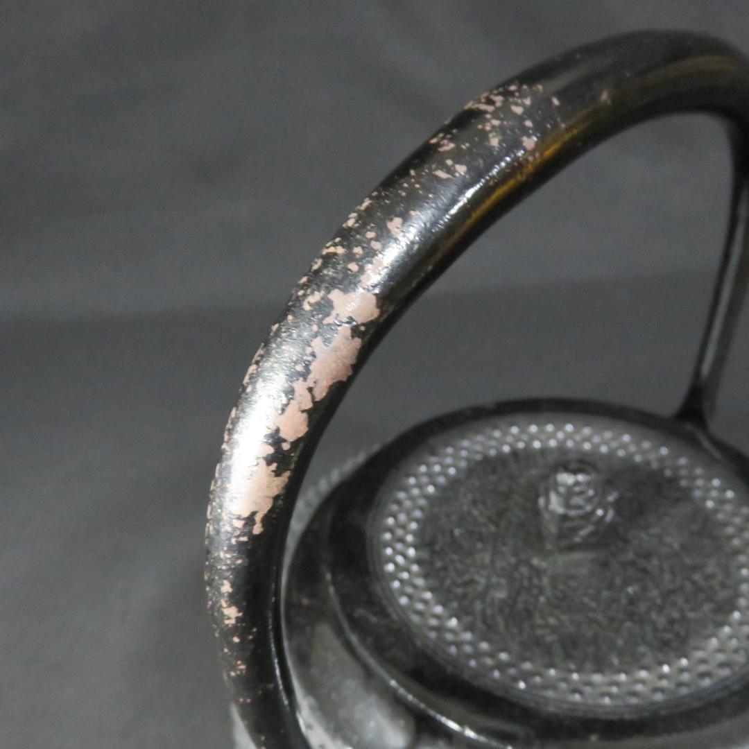 鉄瓶 南部鉄器 新品 取っ手剥がれ 盛栄堂 囲炉裏 茶道具 炉端