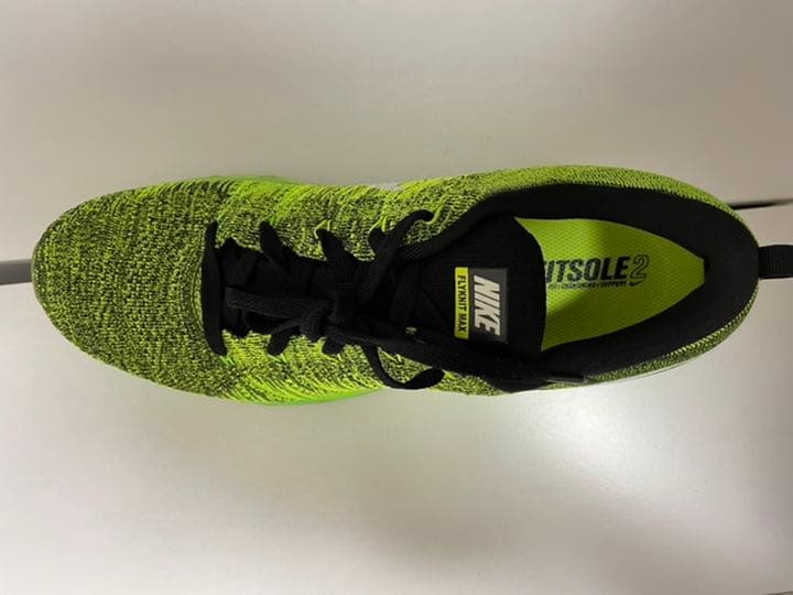 シ*ち様 Nike Flyknit Max Voltage Green
