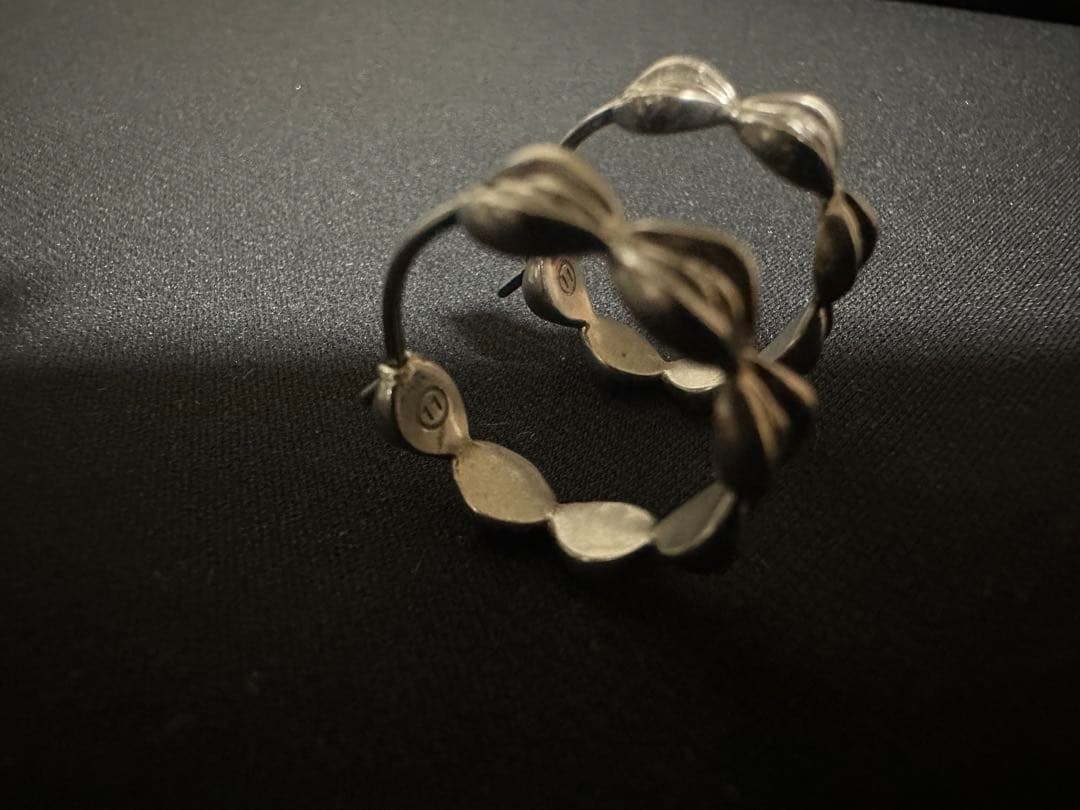 Maison Margiela マルジェラ ピアス シルバー フープピアス