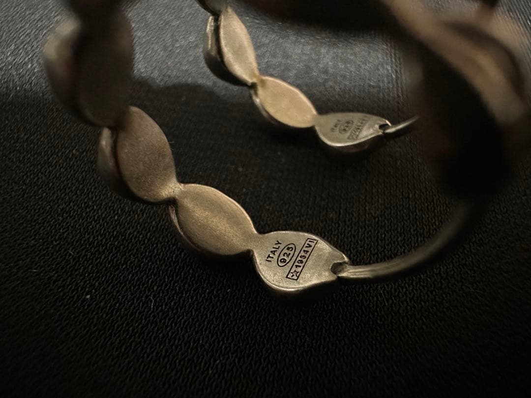 Maison Margiela マルジェラ ピアス シルバー フープピアス
