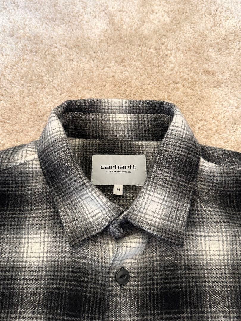美品 カーハート carhartt ブラック チェック シャツ