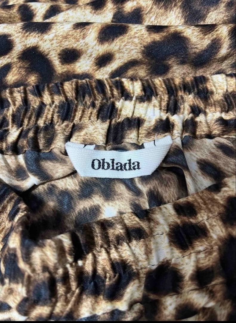 oblada レオパードスカート cinch