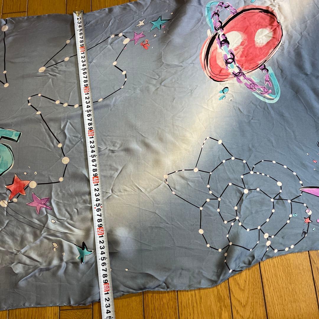 CHANEL 星座と惑星デザイン スカーフ