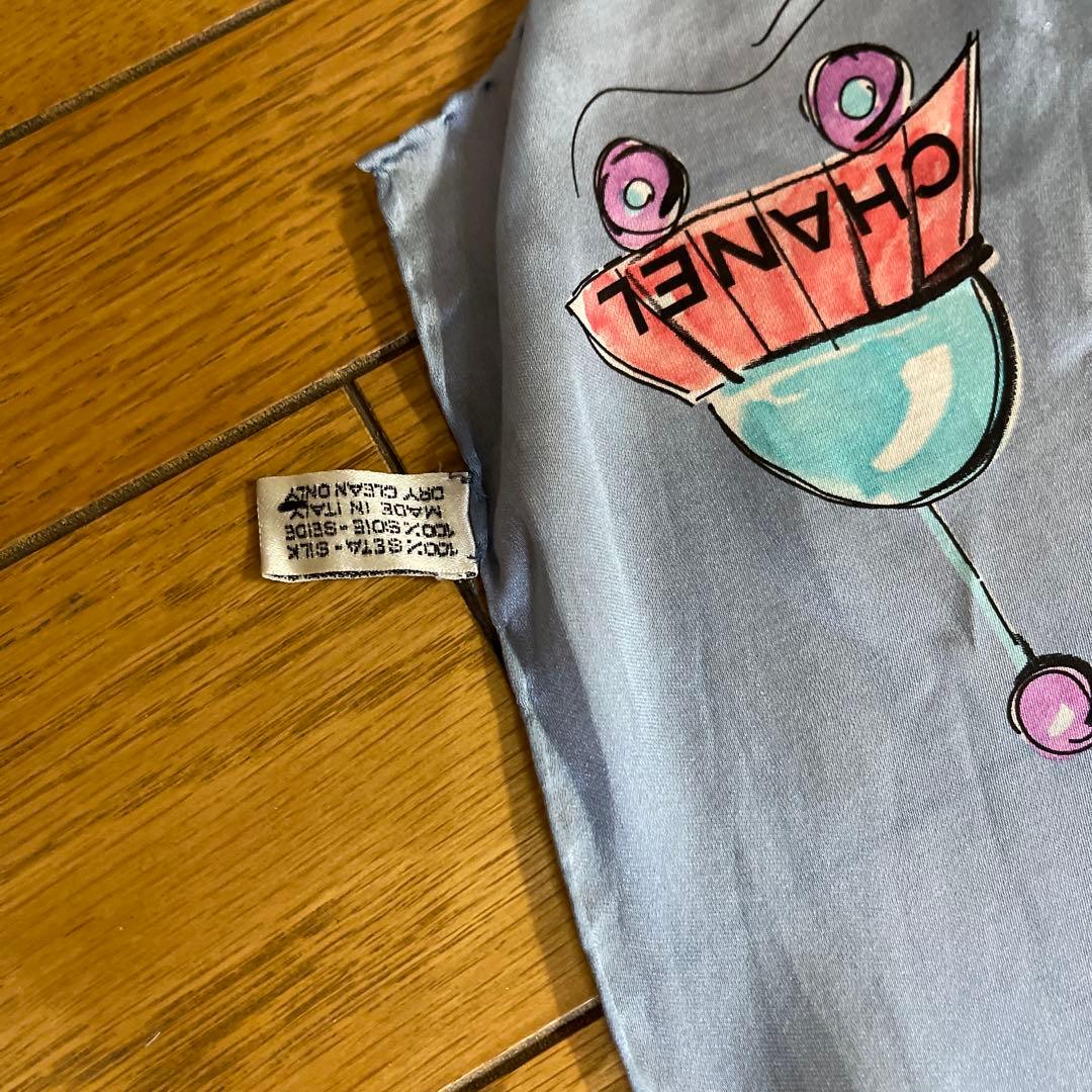 CHANEL 星座と惑星デザイン スカーフ