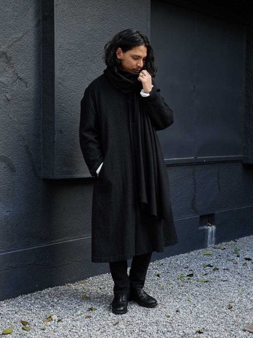 PRY シュウト　MTR Cashmere Stole BLACK