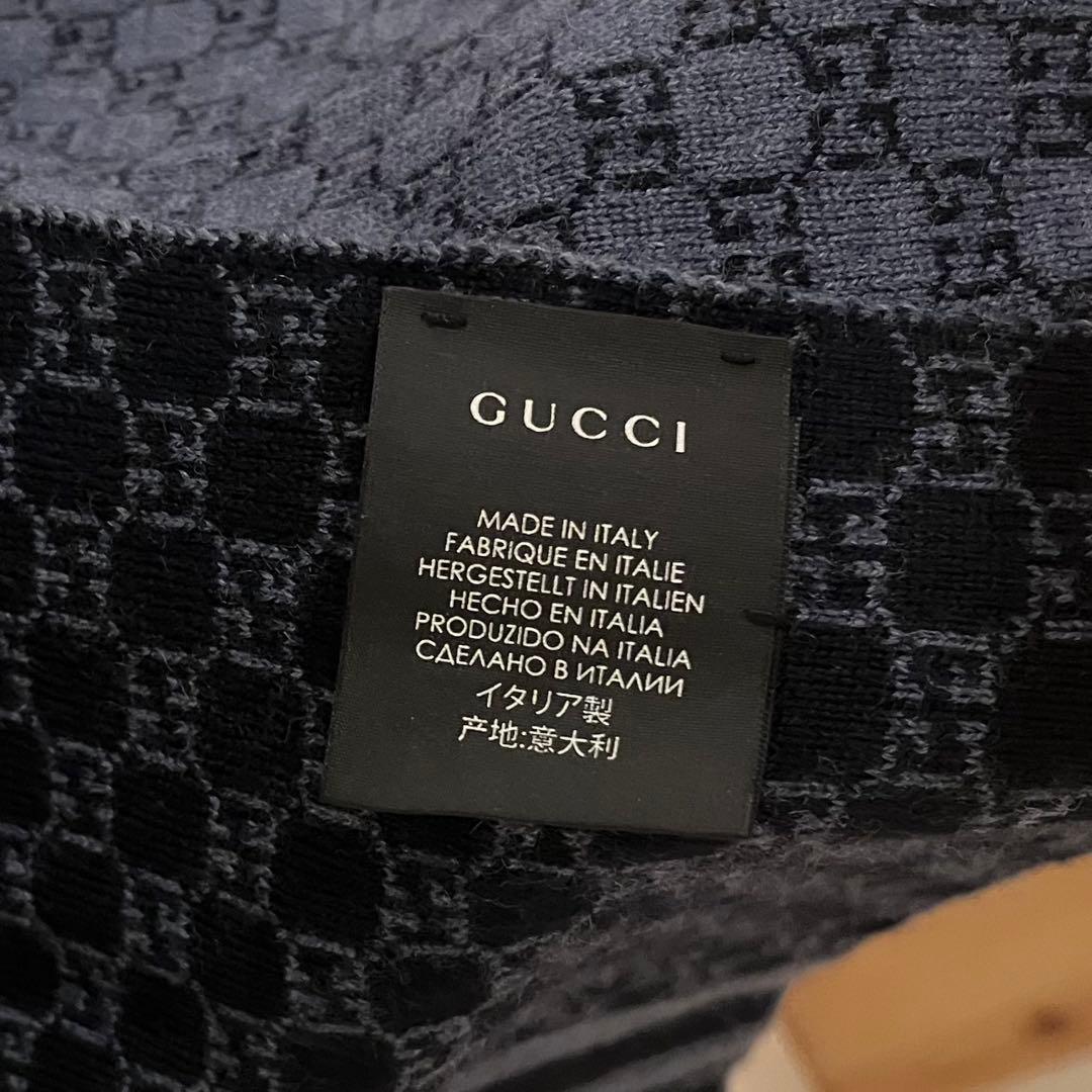 GUCCI マフラー ストール グッチ ロゴ
