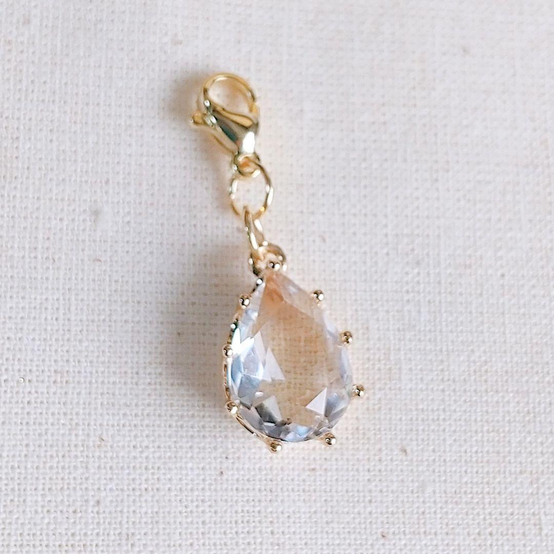 SOLD◆ハンドメイド 手染め引き揃え糸 バッグチャーム ブルーベリーパフェ