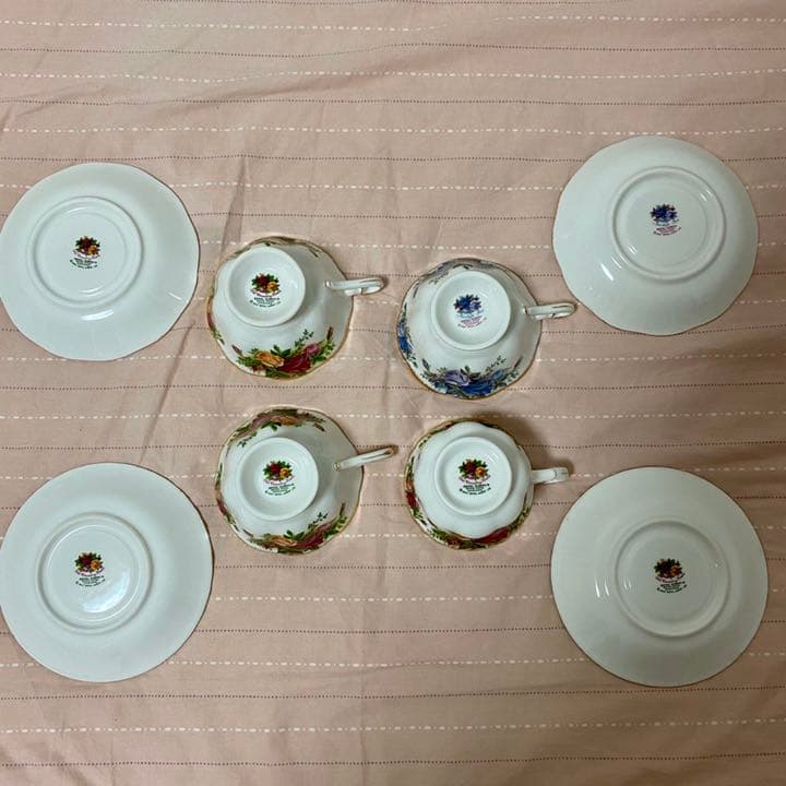 14点セット　ロイヤルアルバート　オールドカントリーローズ