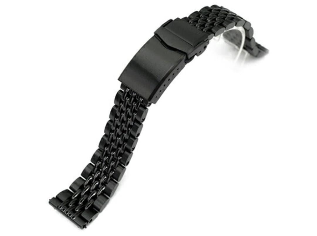 タイコノート20mm MIL-TAT Goma BOR DLCステンレスベルト