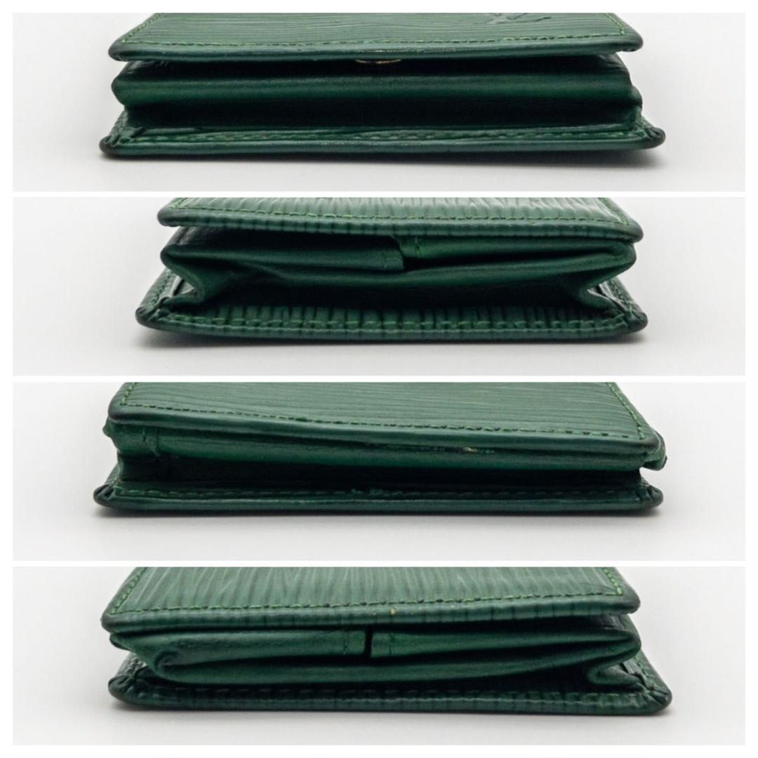 【美品】ルイヴィトン　ポルトモネボワット　エピ　ケース　小銭入れ　緑