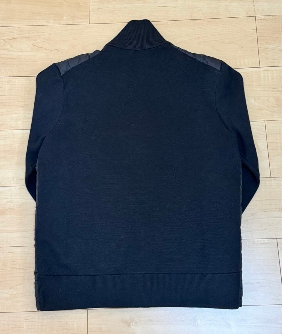 極美品MONCLER \"CARDIGAN TRICOT\" ブラック L 確実正規