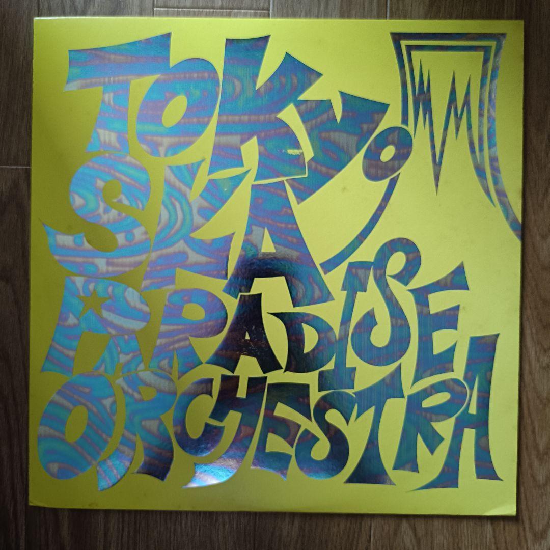 【中古】東京スカパラダイスオーケストラ 限定 レコード サイン色紙付き 小沢健二