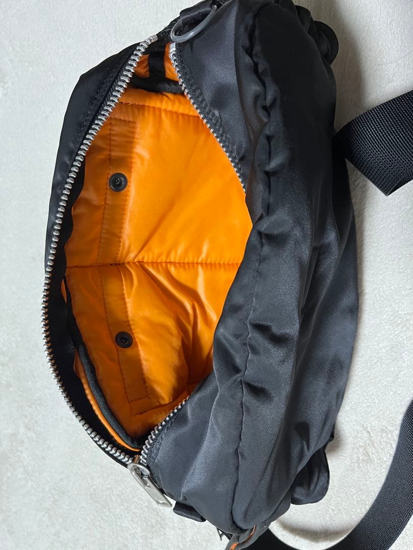 【美品】PORTER ウエストポーチ／ボディバッグ ブラック