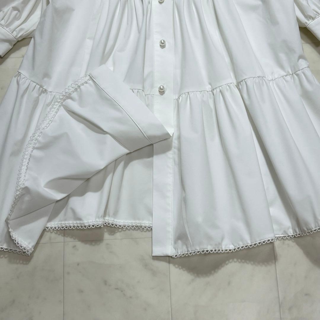 アメノチハレ Keep clean ピンタックチュニックブラウス 半袖 撥水