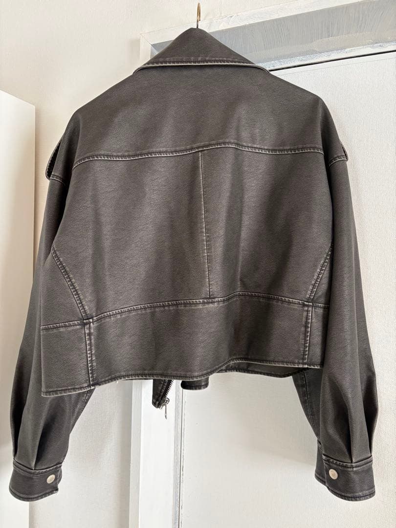 searoomlynn Vintage ECOレザーライダースジャケット