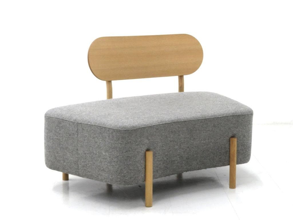 展示品　カリモク　ドラドラ　北欧　オーク材　ソファ ラウンジチェア　カフェ　北欧