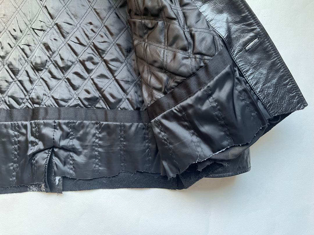 90's old gap 野村訓市着用 レザー カーコート Sサイズ 黒