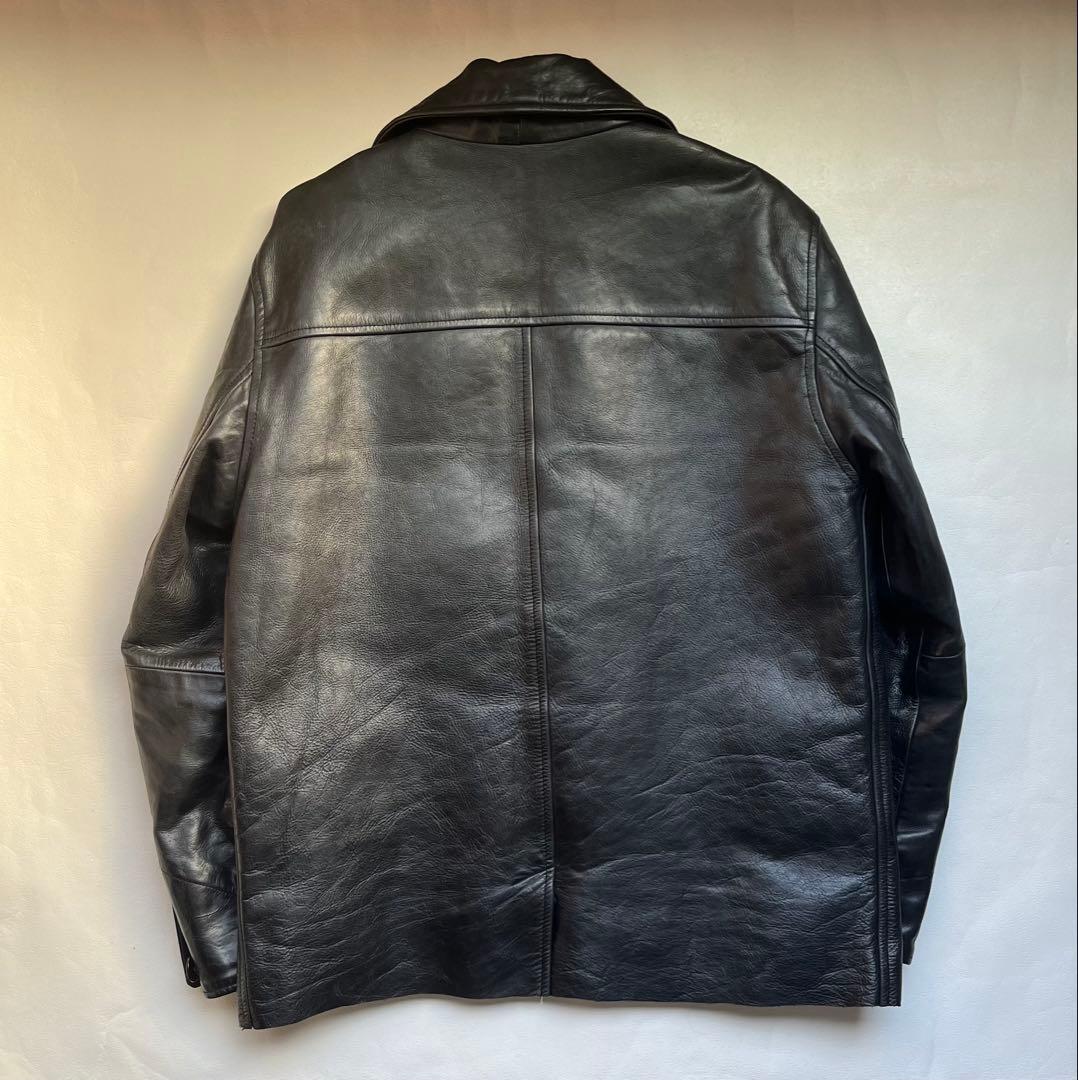 90's old gap 野村訓市着用 レザー カーコート Sサイズ 黒