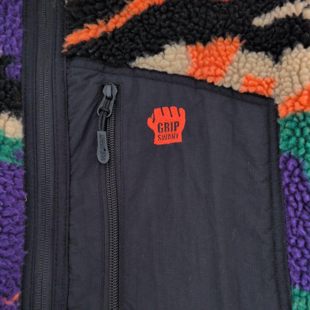 GRIP SWANY リバーシブル フリースジャケット