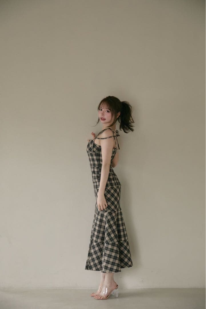 ワンピース andmary Cecilycheck longdress