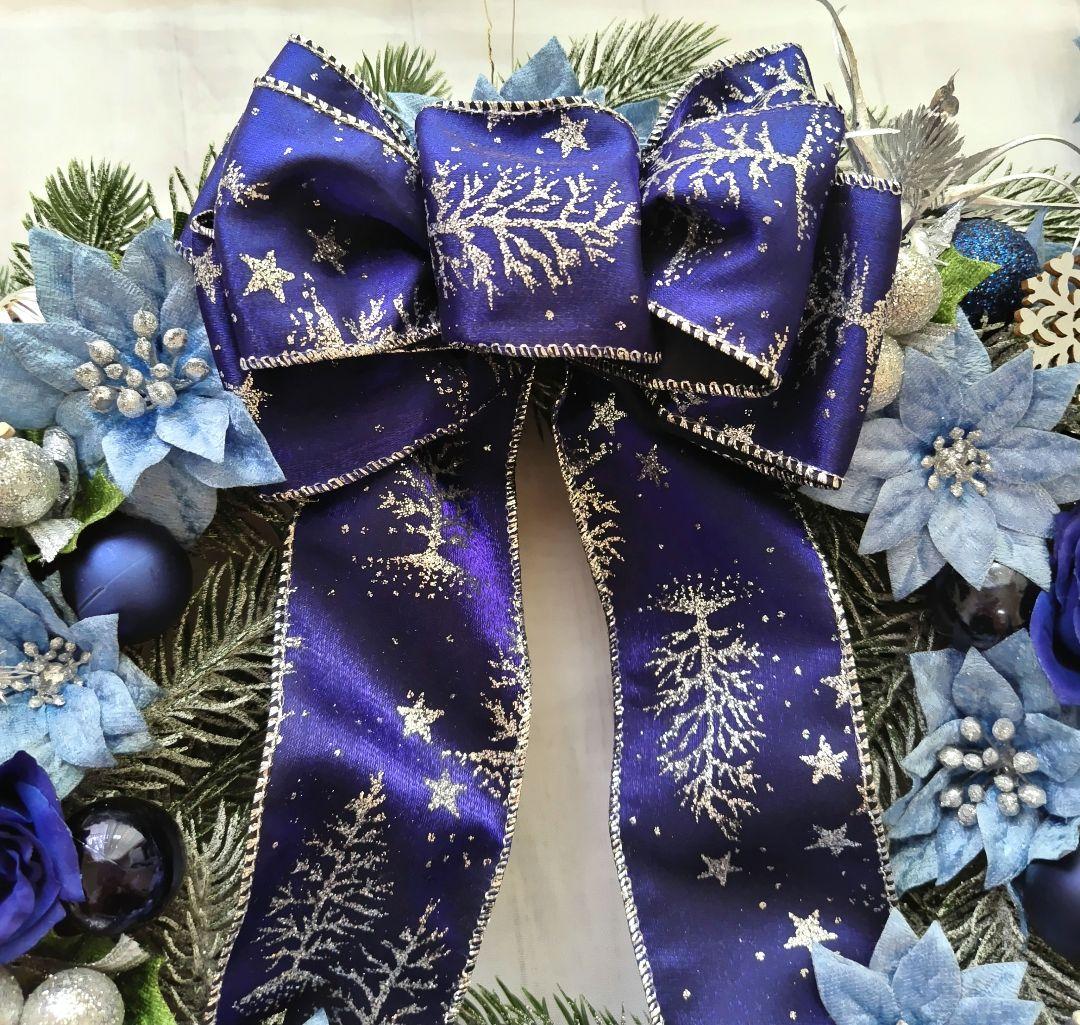 【9月限定価格】ポインセチアとローズのSpecial Christmasリース