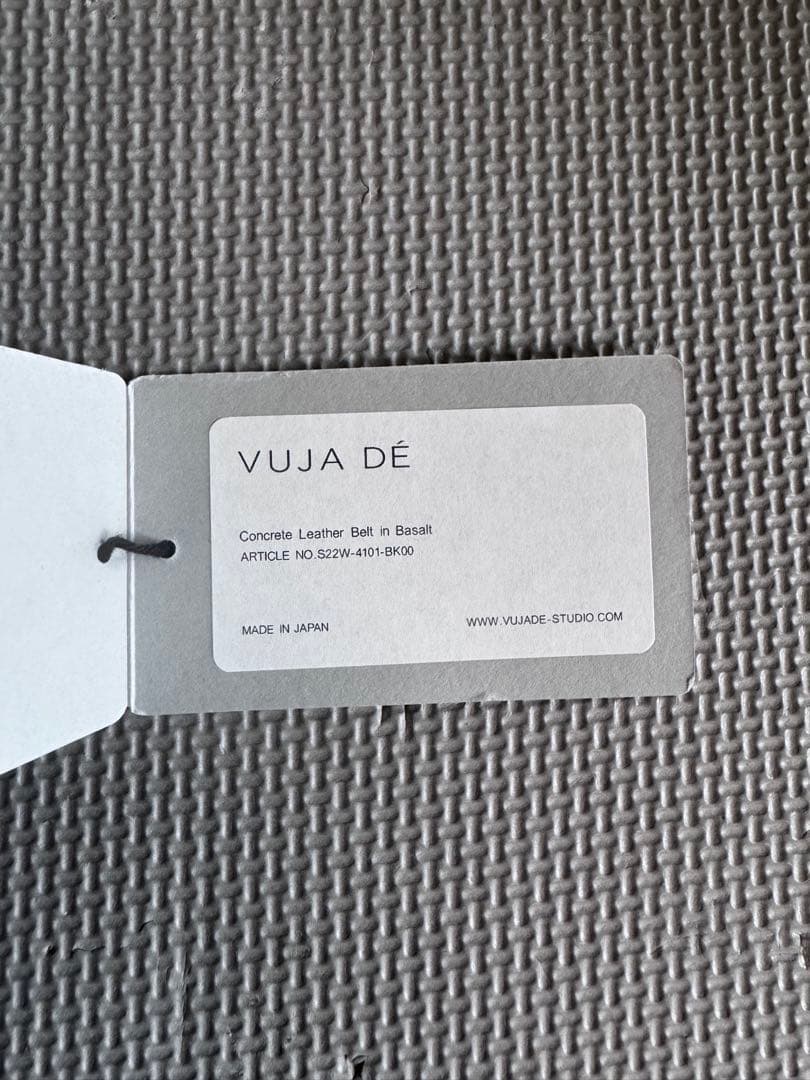 VUJADE EXCURSION LEATHER BELT ベルト