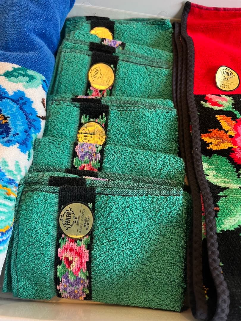 フェイラー花柄刺繍タオルセット 7枚入り
