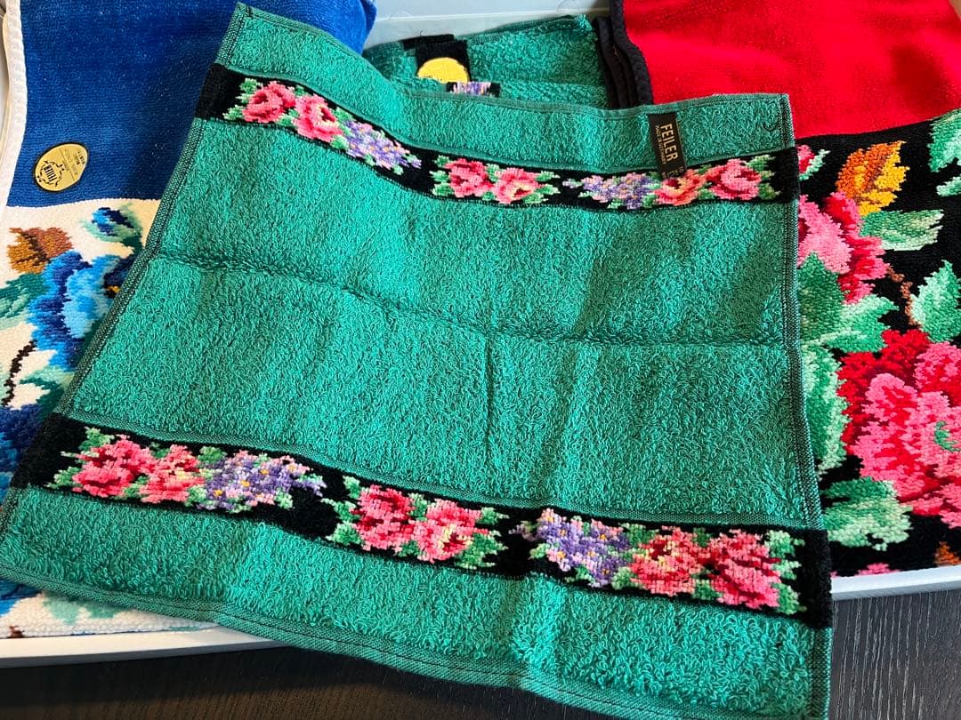 フェイラー花柄刺繍タオルセット 7枚入り