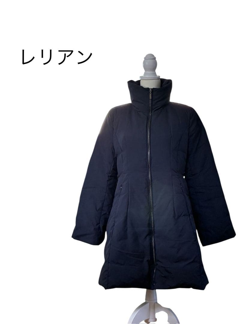 レリアン　ネイビー ダウンコート