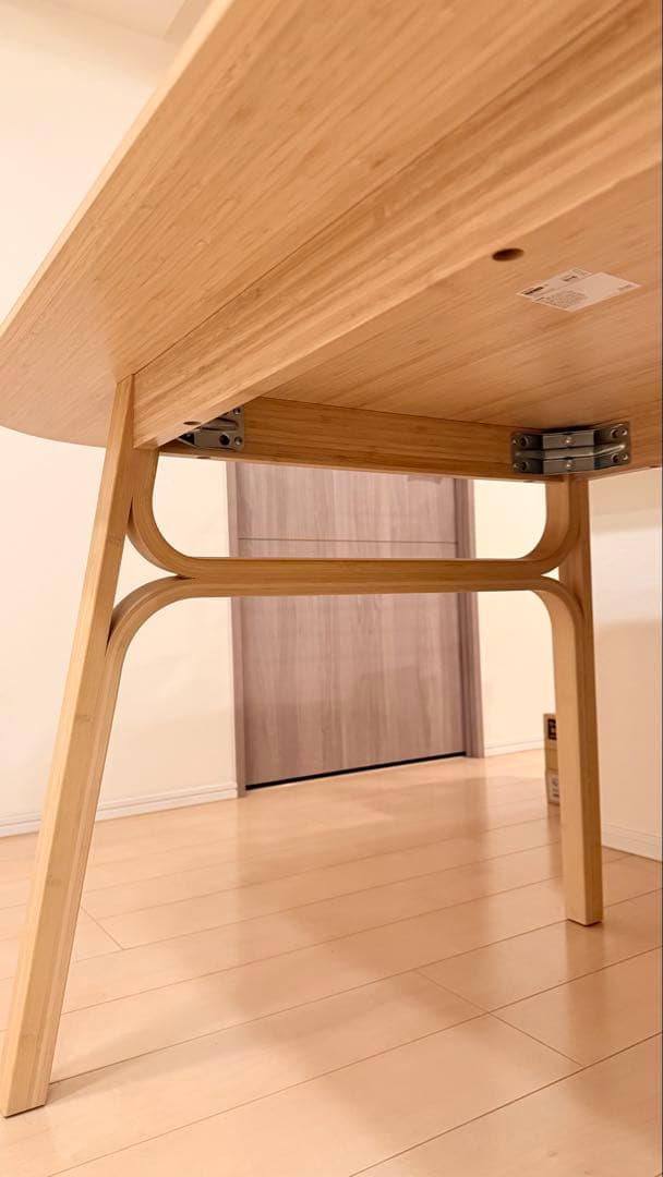 【美品】IKEA VOXLOV ダイニングテーブル ナチュラル 6人 期間限定⭐︎