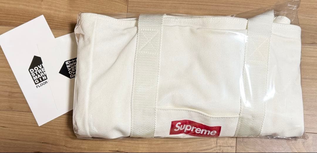 supreme 2020fw Canvas Tote キャンバス トート 白
