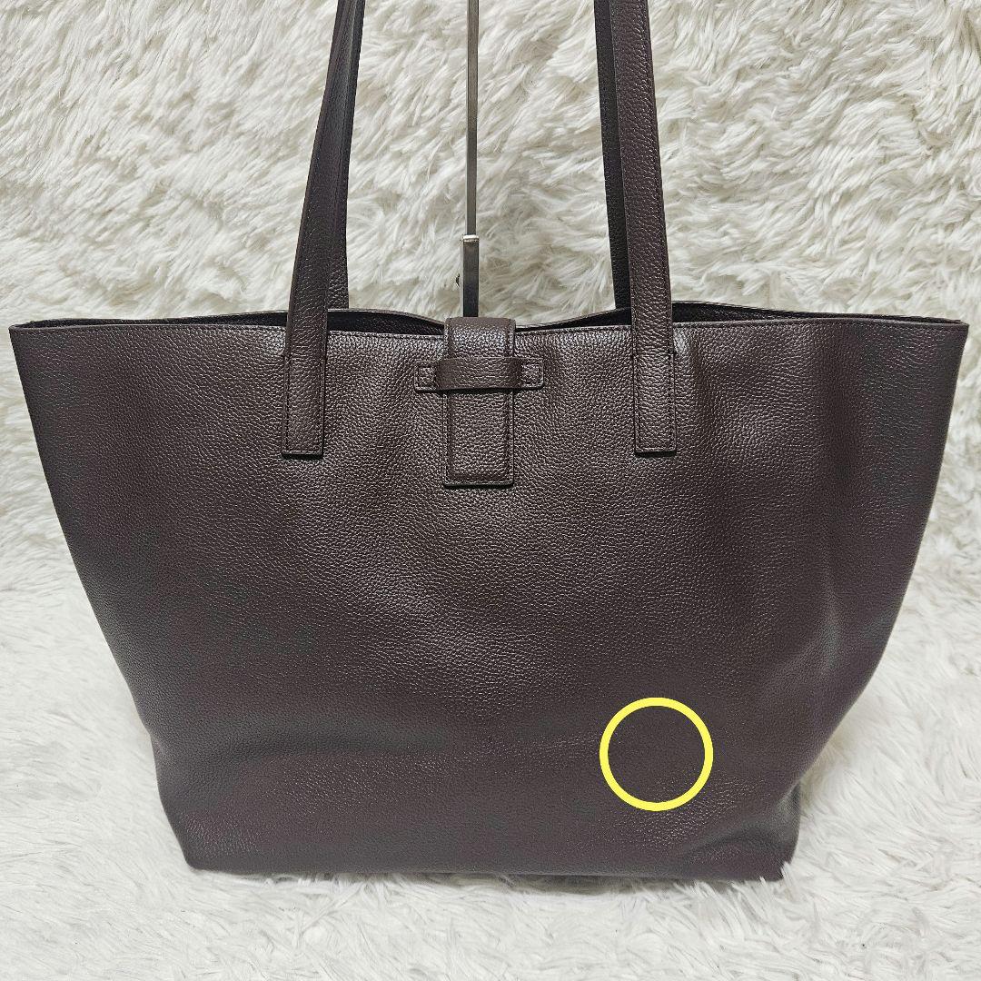 【美品　保存袋付】コールハーン　トートバッグ　現行　シボ革　シンプリー　大容量