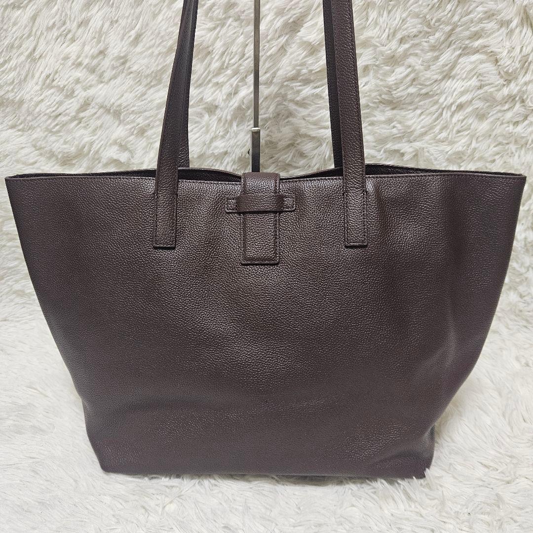 【美品　保存袋付】コールハーン　トートバッグ　現行　シボ革　シンプリー　大容量