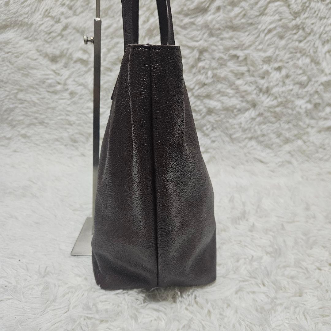 【美品　保存袋付】コールハーン　トートバッグ　現行　シボ革　シンプリー　大容量