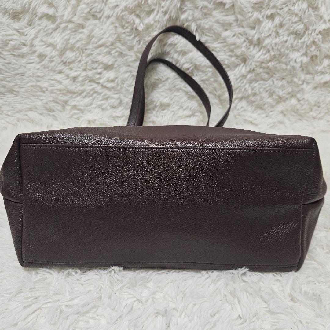 【美品　保存袋付】コールハーン　トートバッグ　現行　シボ革　シンプリー　大容量