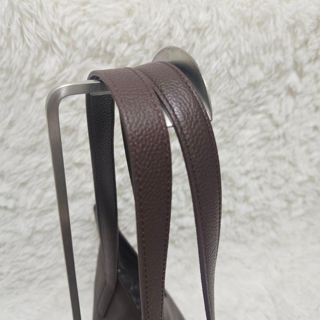 【美品　保存袋付】コールハーン　トートバッグ　現行　シボ革　シンプリー　大容量