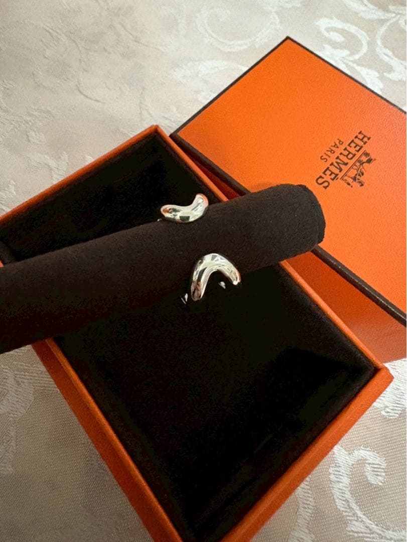新品未使用 HERMES オスモズ PM 58 リング シルバー