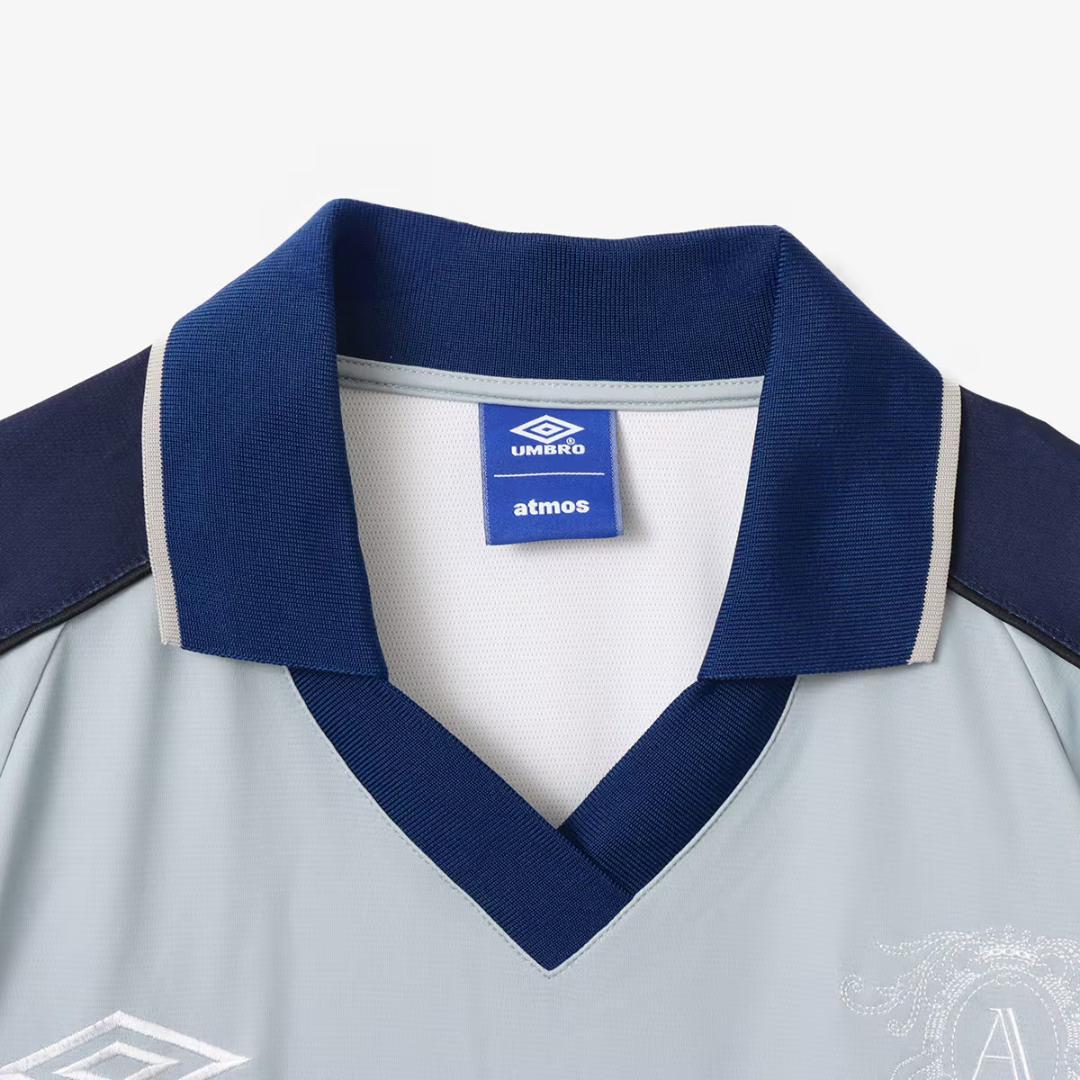 【新品未使用】UMBRO × atmos サッカージャージ 半袖 NAVY M