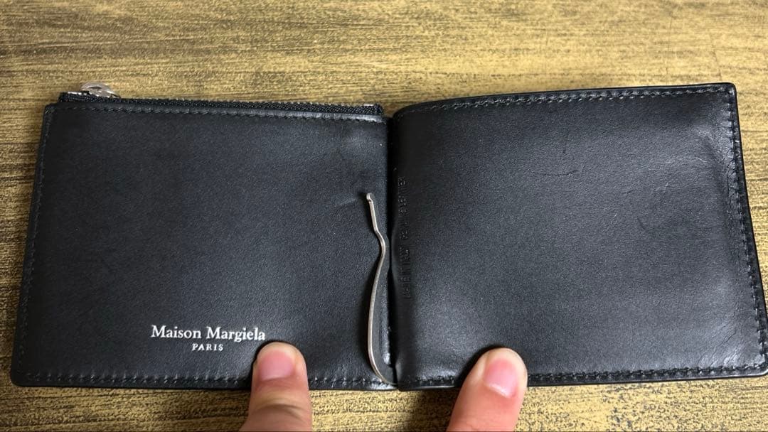 美品　マルジェラ　Maison Margiela マネークリップ　二つ折り財布
