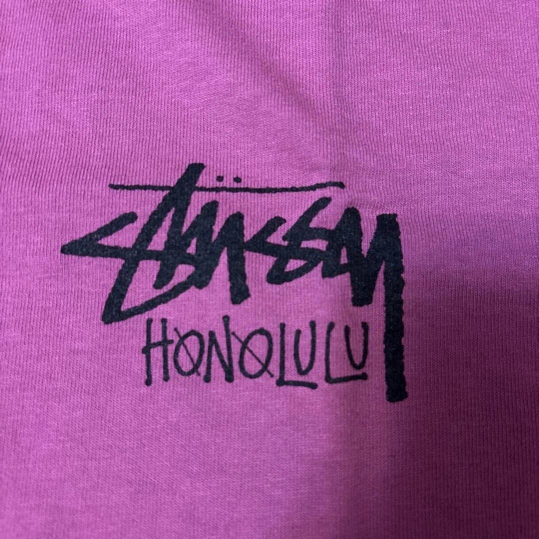 Stussy HONOLULU Tシャツ Lサイズ 色BERRY