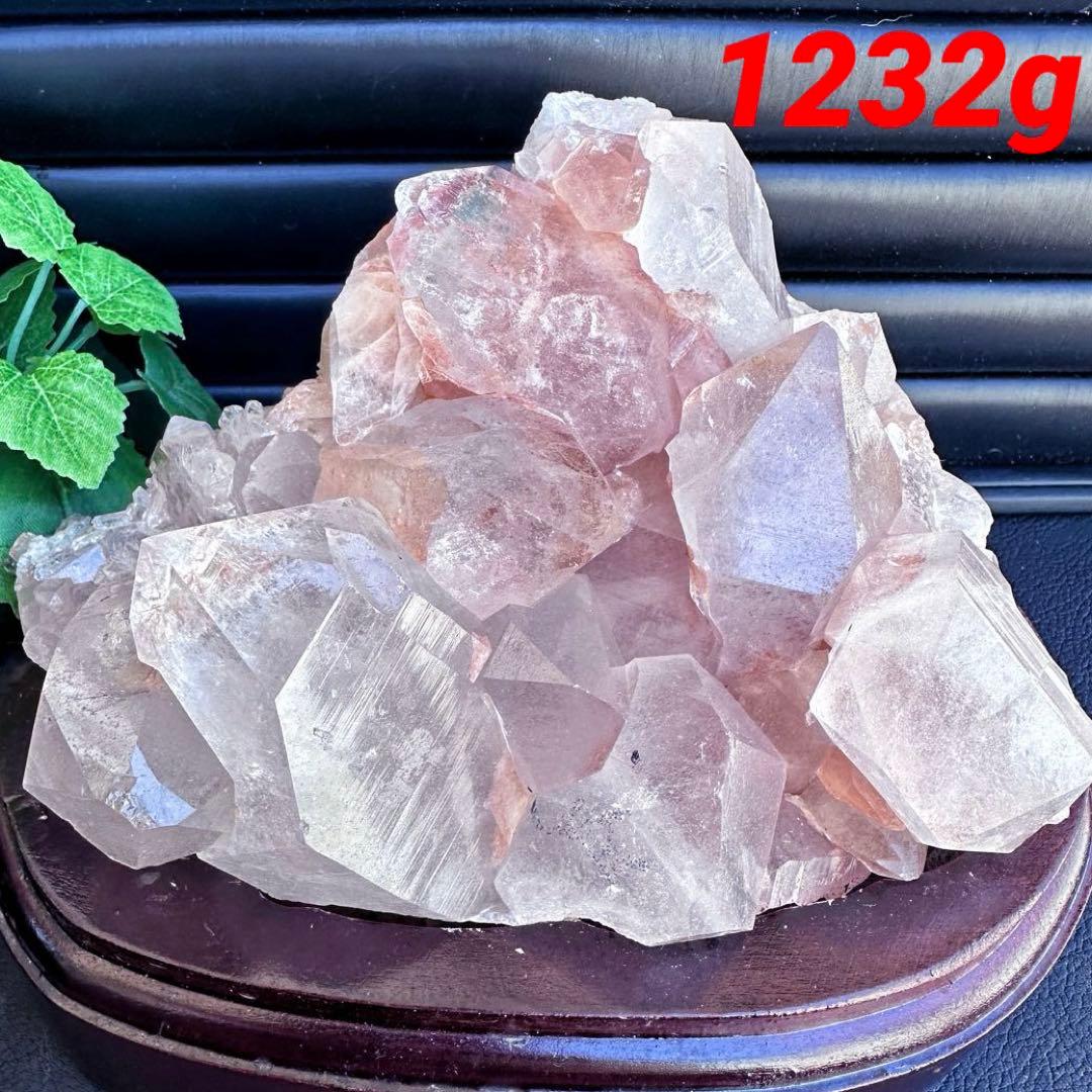 希少❗️高級品 ❗虹入り☆超綺麗♡超強いパワー ヒマラヤ水晶 クラスターA1483