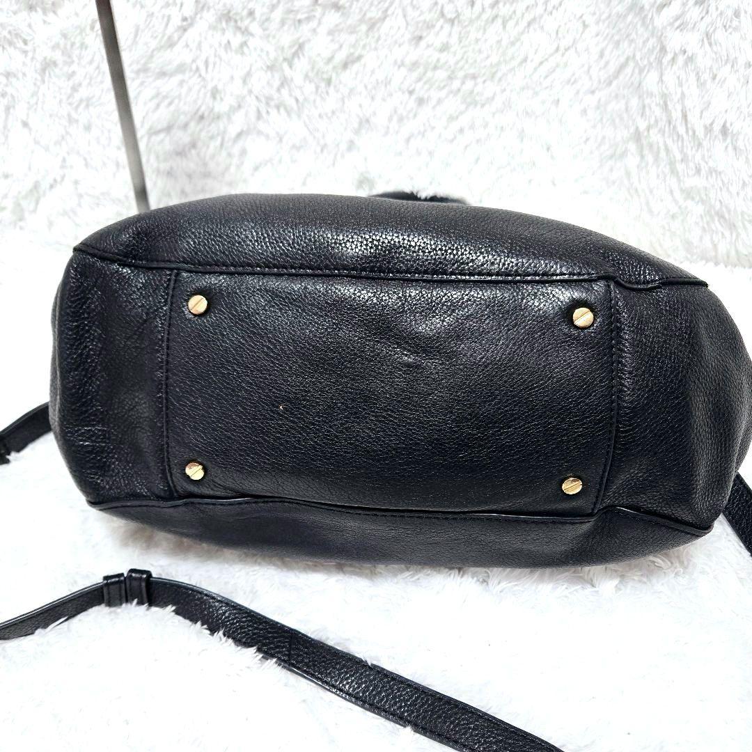 限定値下☆Tory Burch トリーバーチ レザー 2way 黒 ゴールド金具