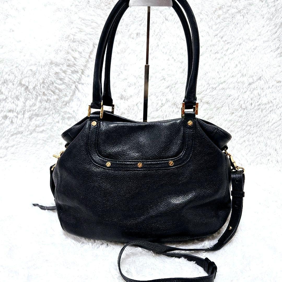 限定値下☆Tory Burch トリーバーチ レザー 2way 黒 ゴールド金具