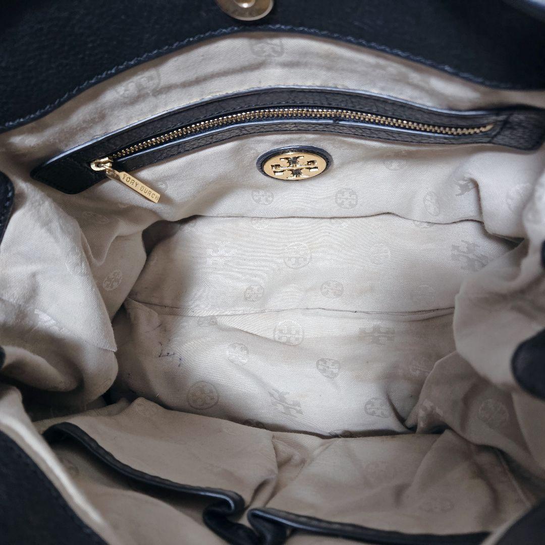 限定値下☆Tory Burch トリーバーチ レザー 2way 黒 ゴールド金具